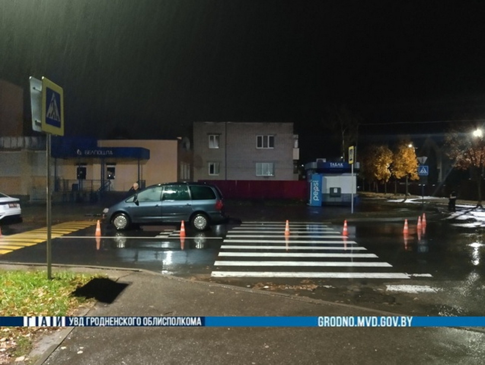 77-летний водитель сбил подростка на пешеходном переходе в Гродно