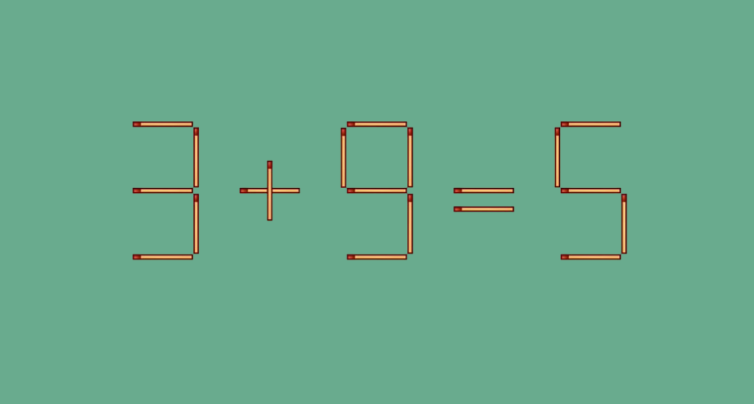 Головоломка на проверку IQ: переставьте 1 спичку в 3+9=5 на скорость