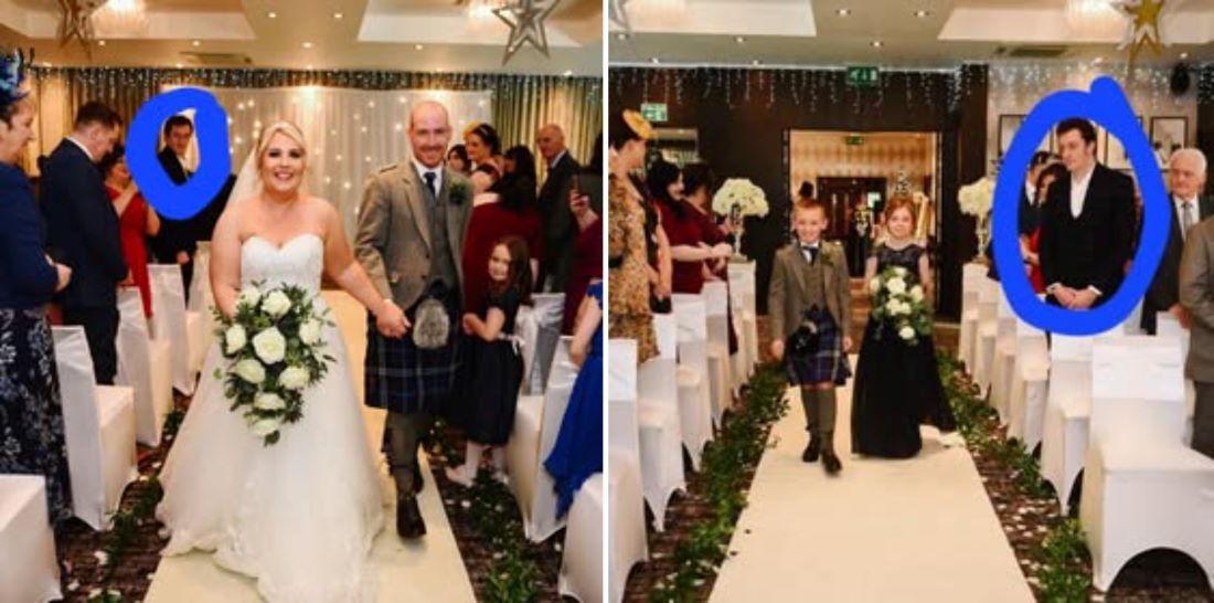 На всех наших свадебных фото был никому неизвестный мужчина-призрак. Тайну раскрыли спустя четыре года