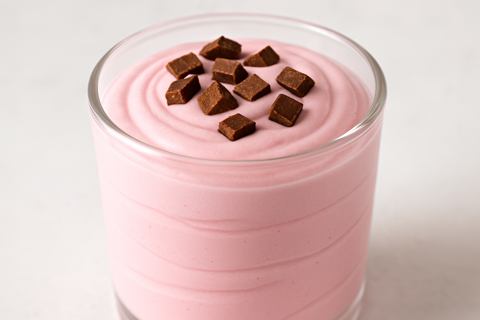 Нежное зефирное суфле с клубникой за 5 минут