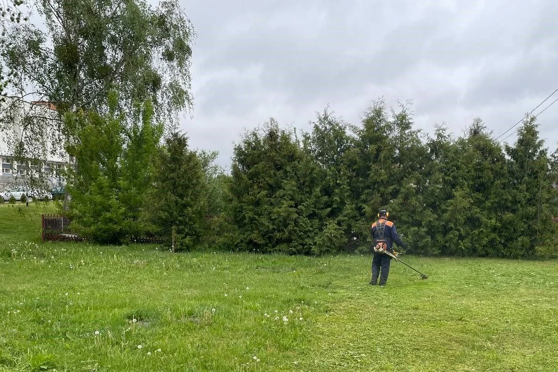 «Ни один участок не останется незамеченным». Как организовано скашивание газонов в Слониме, рассказали в ЖКЖ