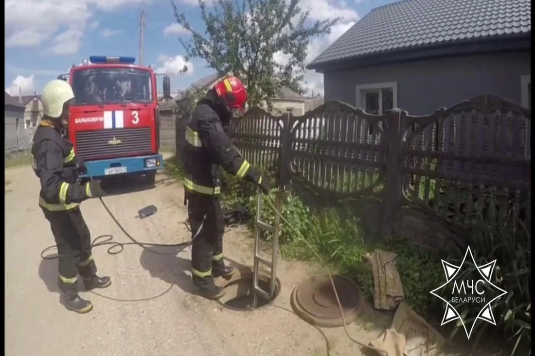 В Барановичах спасатели пришли на помощь собаке. Что случилось с псом?