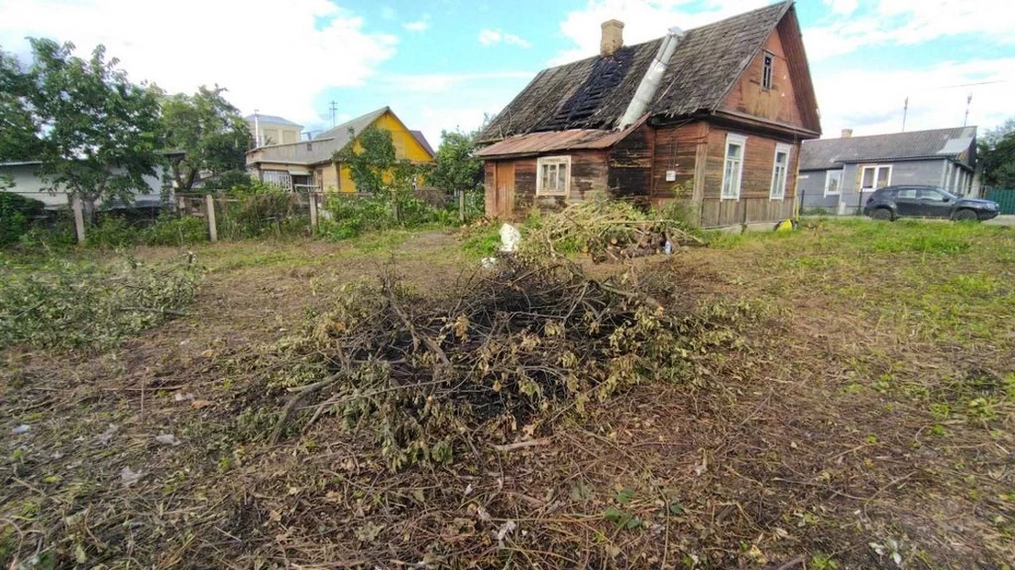 В Слониме едва не сгорел дом