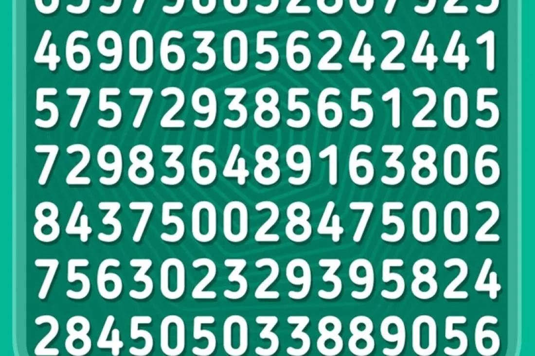 Визуальный тест: сможете ли вы разглядеть число 721?