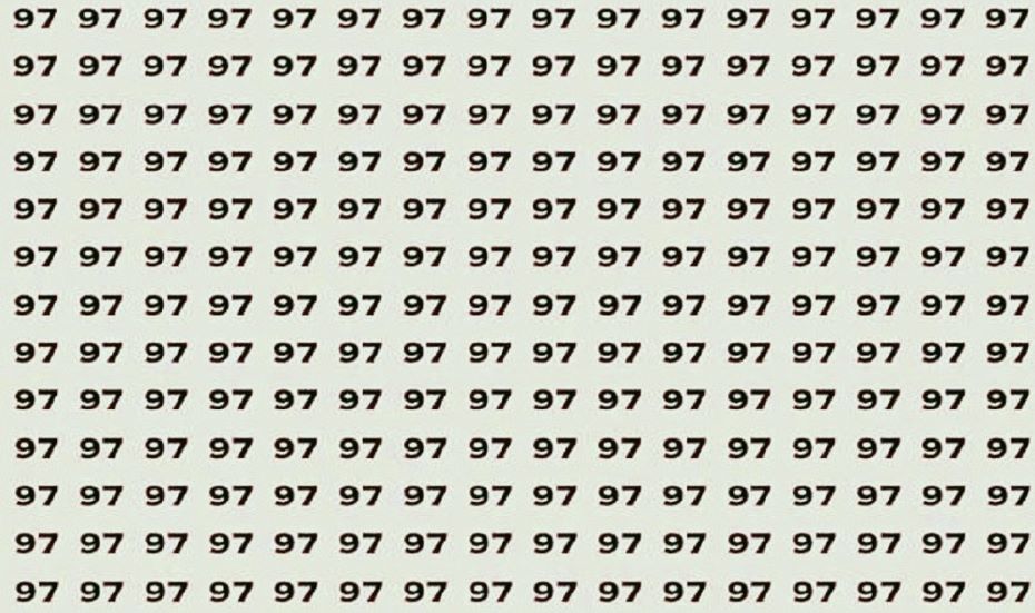 Вы гений, если найдете цифру-призрак за 15 секунд