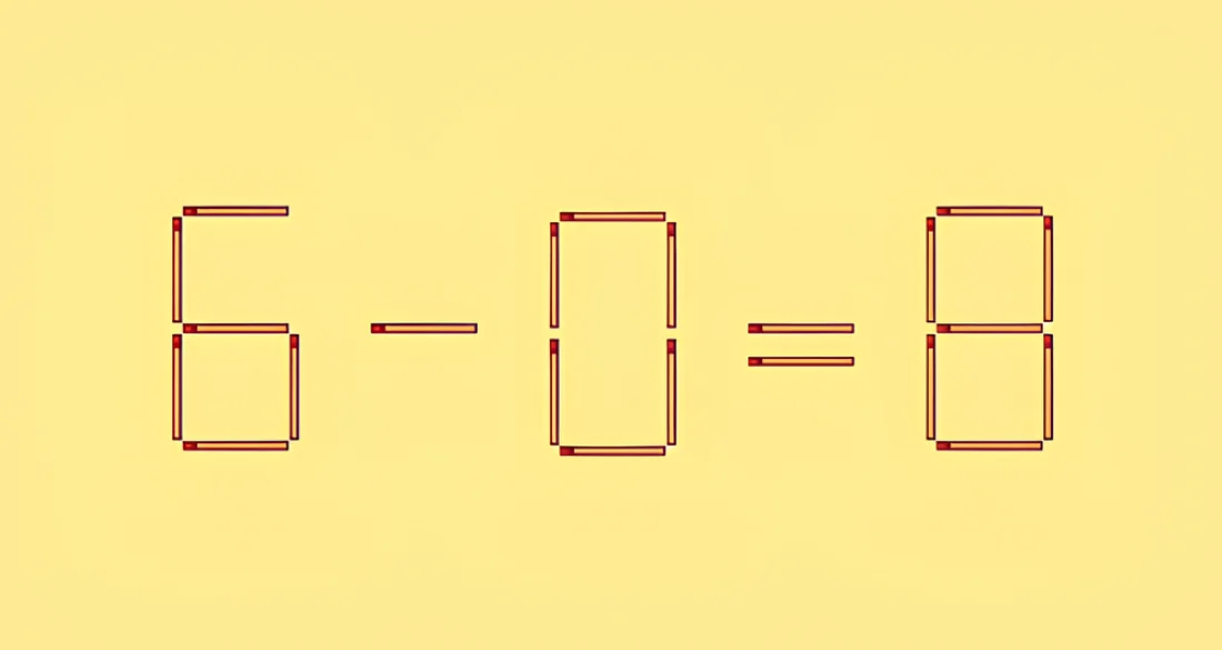 Вы гений, если переставите 1 спичку на нужное место за 10 секунд