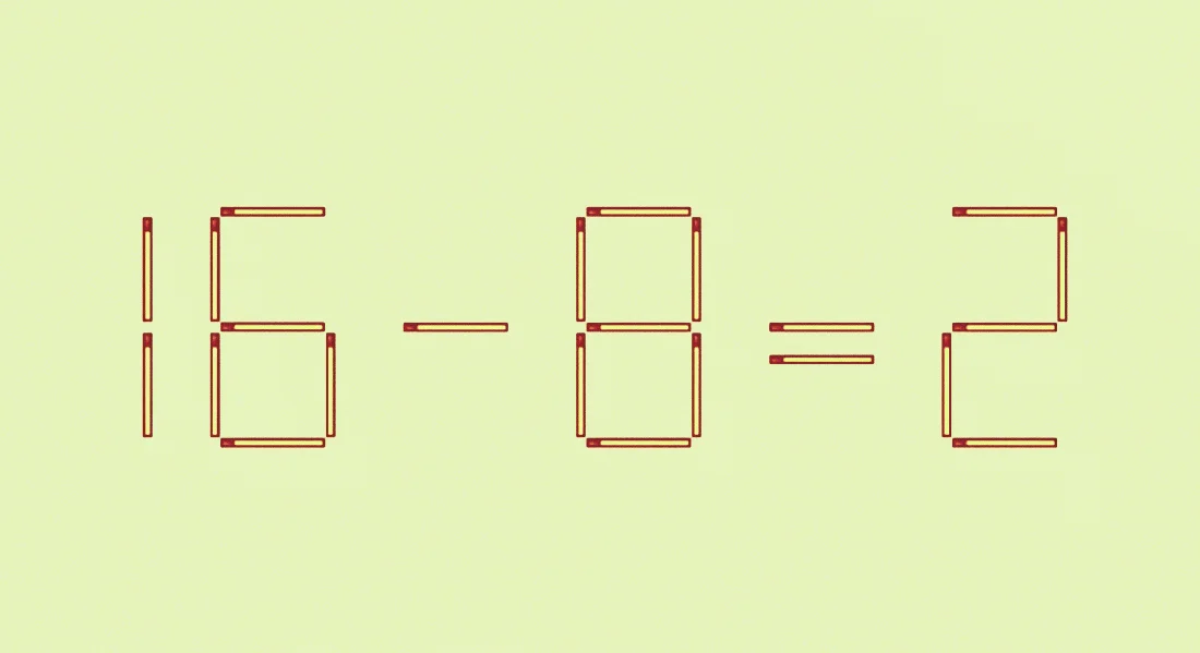 Вы мастер быстрых решений сложных задач? Тогда переставьте 1 спичку за 10 секунд