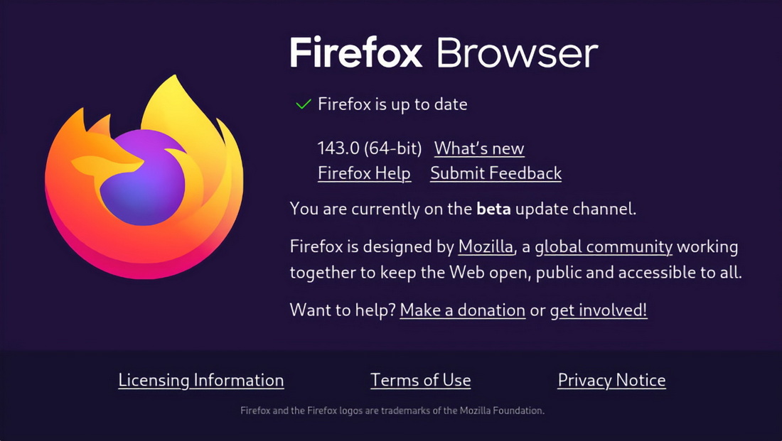 Вышел Firefox 143 с новыми функциями и усиленной защитой