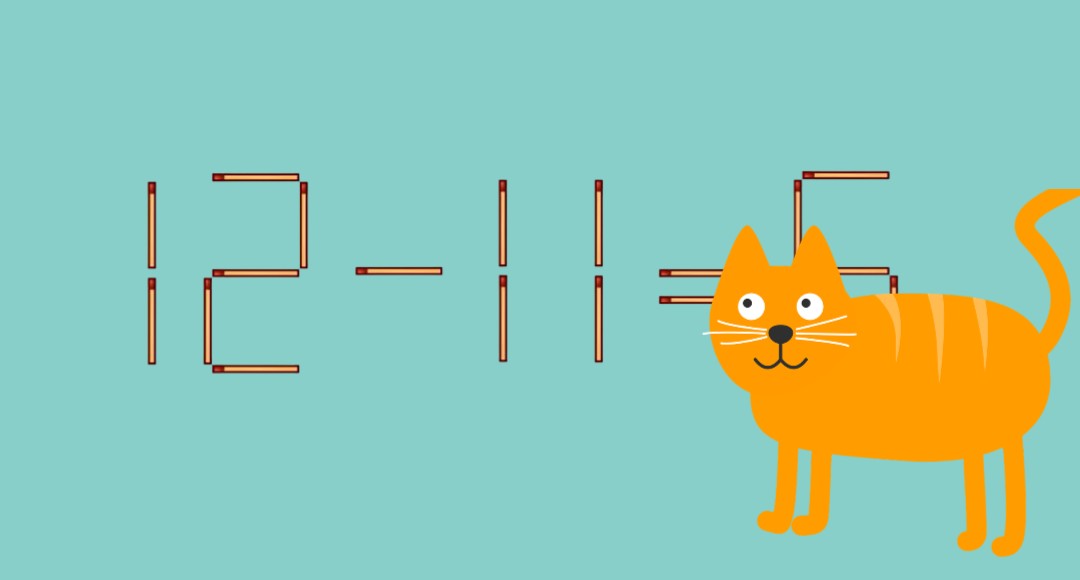 Загадка для сообразительных: переставьте 1 спичку за 15 секунд на нужное место