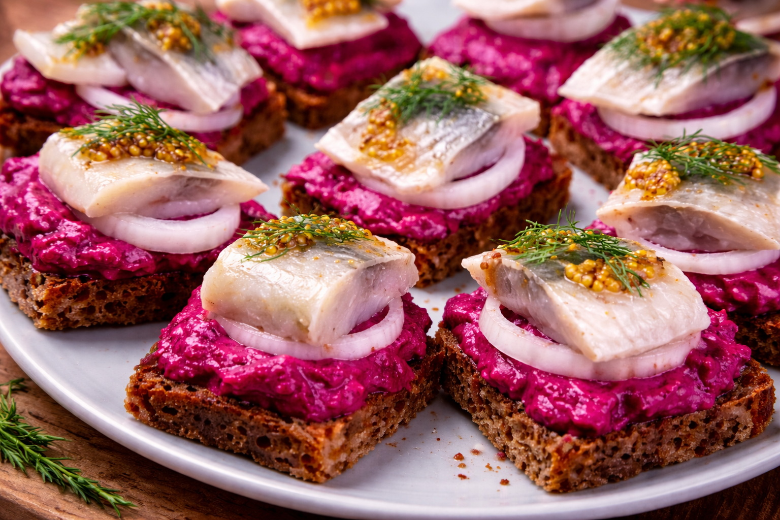 Закуска, которая покорит гостей на Новый год: яркие брускетты без лишних затрат