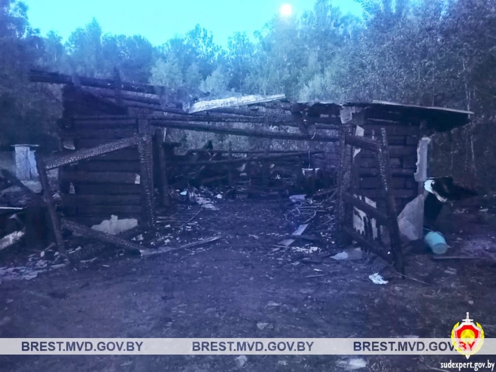 Житель Пружанского района поджёг чужой гараж после отказа дать кипяток для кофе