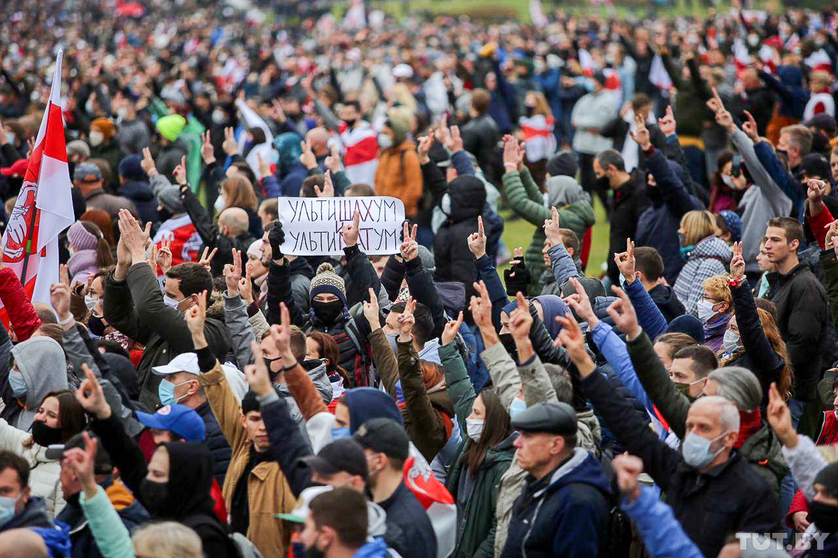 протесты в минске